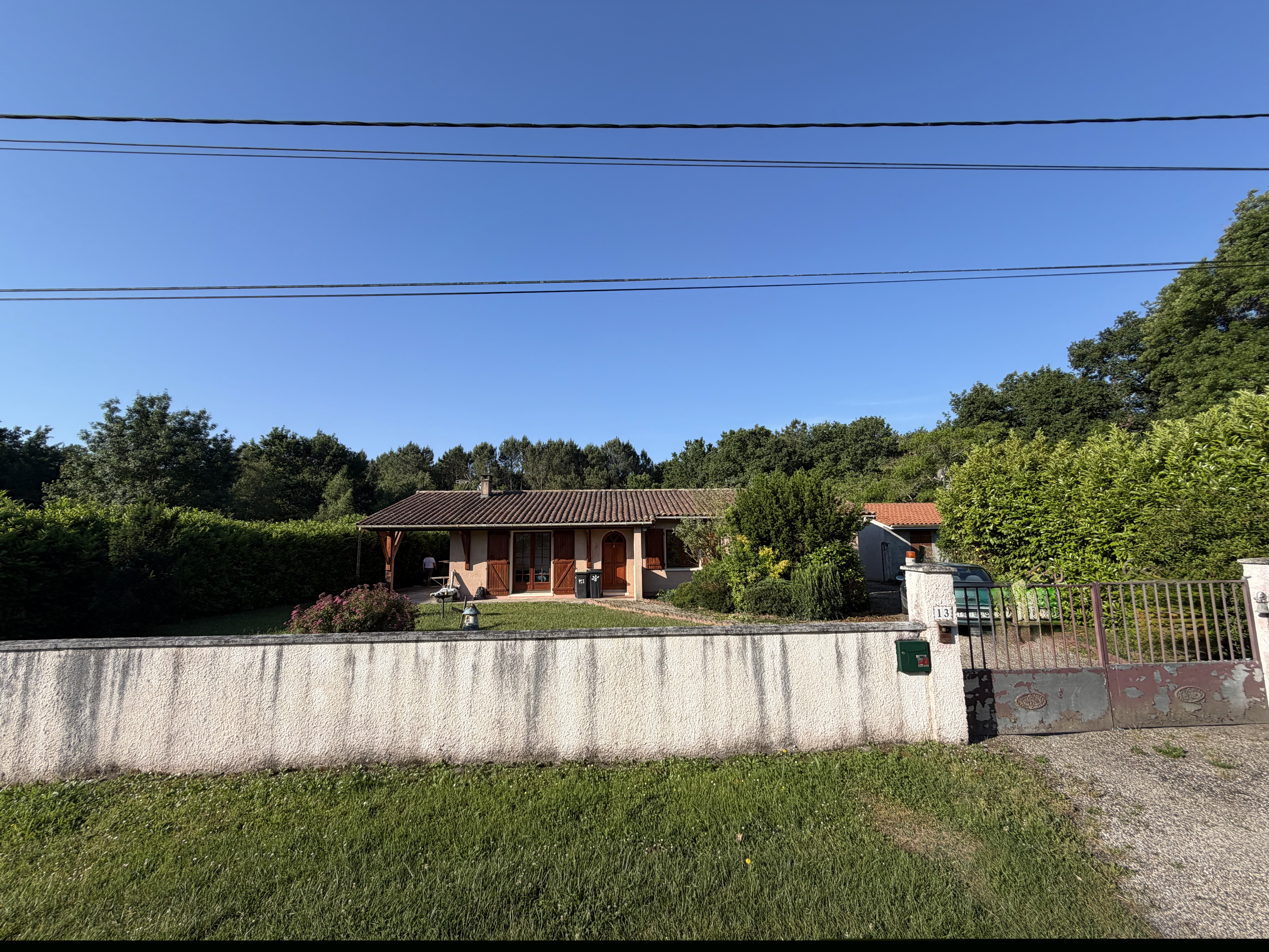 Vue depuis la rue
